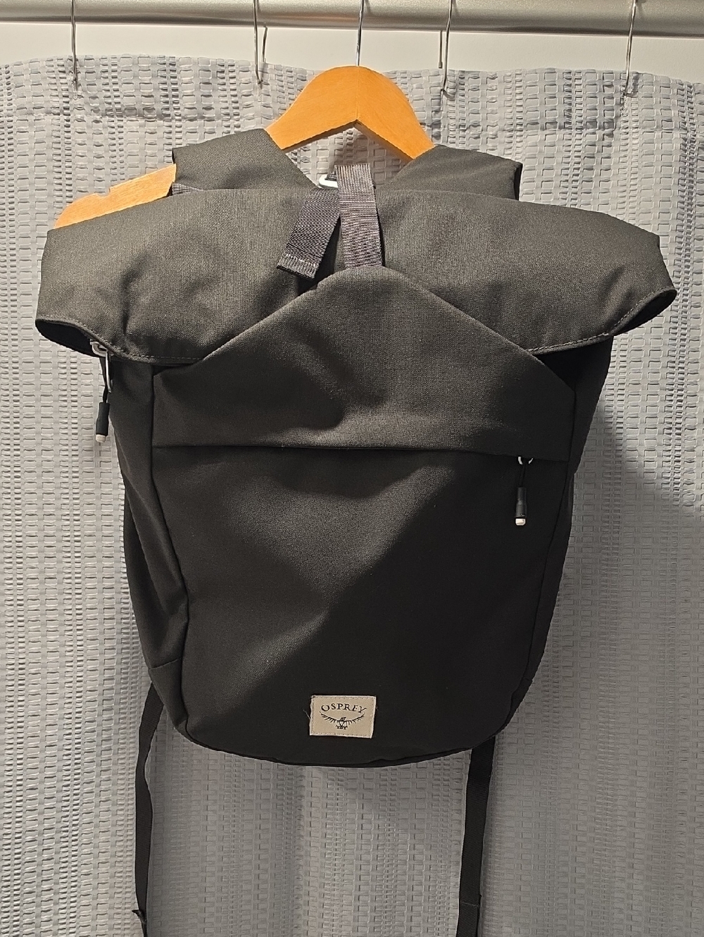 OSPREY Black Roll-Top Commuter Backpack/ Tote